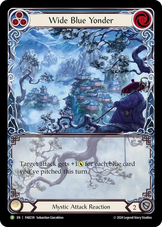 Wide Blue Yonder [FAB239] (Promo) Rainbow Foil