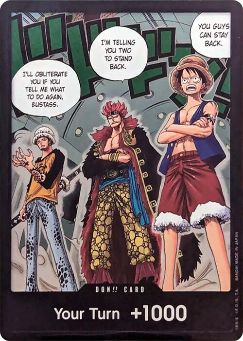 DON!! Card (Trafalgar Law, Eustass Kid and Monkey.D.Luffy) (Double Pack Set Vol. 4) (OP07-DON) [500 Years in the Future]