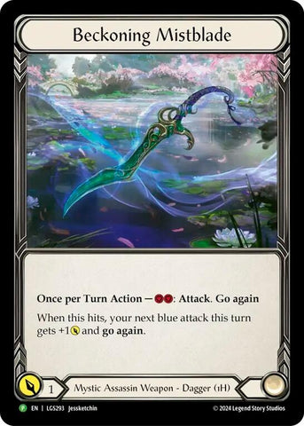 Beckoning Mistblade [LGS293] (Promo) Cold Foil