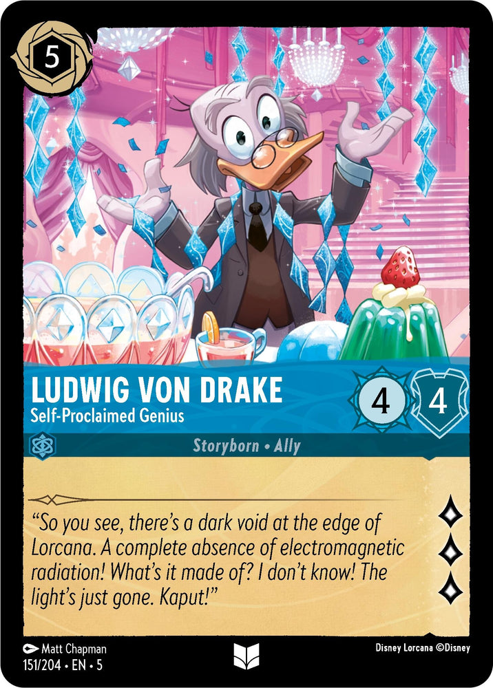 Image for Ludwig Von Drake (151/204) [Shimmering Skies]