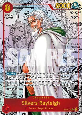 Silvers Rayleigh (Parallel) (Manga) (OP08-118) [Two Legends]