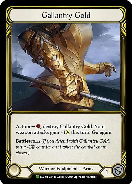Gallantry Gold (Golden) [FAB104] (Promo) Cold Foil