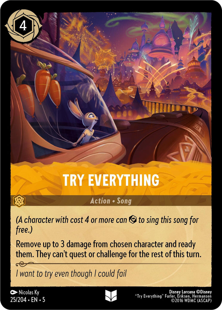 Image for Try Everything (25/204) [Shimmering Skies]