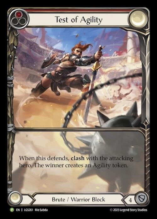 Test of Agility [LGS261] (Promo) Rainbow Foil