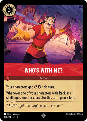 Image for Who's With Me? (131/204) [Shimmering Skies]