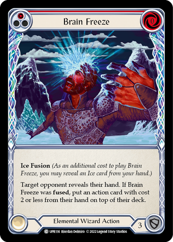 Brain Freeze (Red) [UPR116] (Uprising)  Rainbow Foil