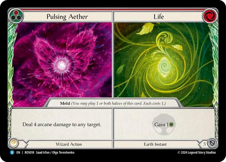 Pulsing Aether // Life (Rainbow Foil) (ROS018) [Rosetta]