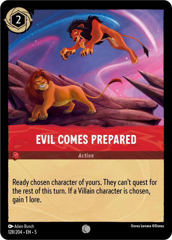 Image for Evil Comes Prepared (128/204) [Shimmering Skies]
