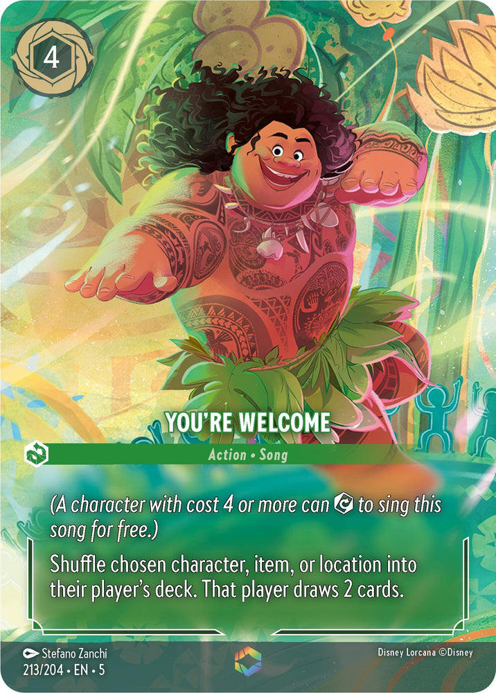 Image for You're Welcome (Enchanted) (213/204) [Shimmering Skies]