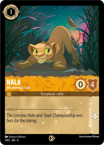 Nala - Mischievous Cub (3) [Disney Lorcana Promo Cards]