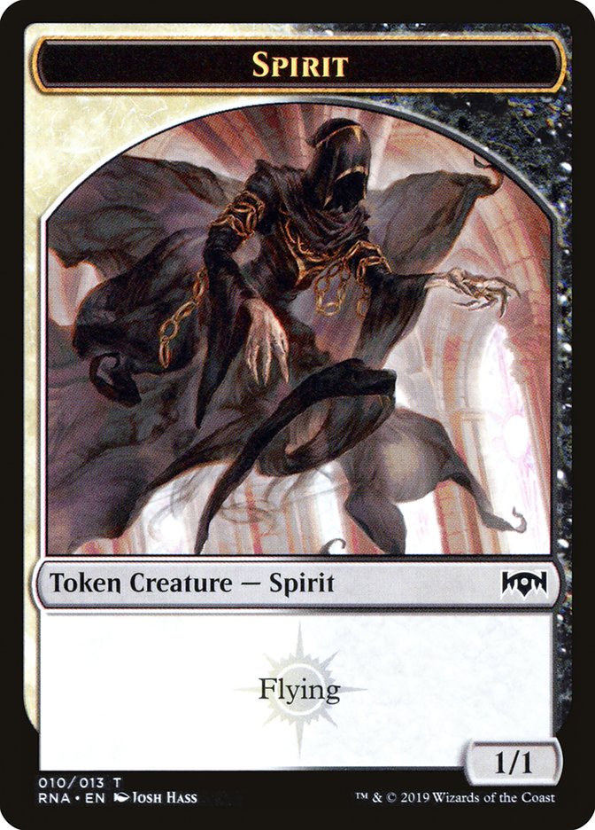 Spirit (002) // Spirit (010) Token [Ravnica Allegiance: Guild Kits]