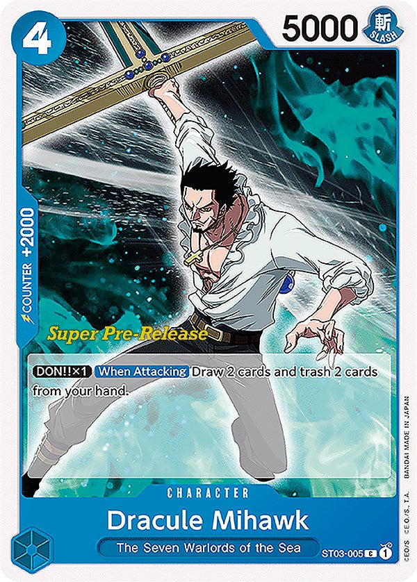 Dracule Mihawk (ST03-005) [Super Pre-Release Starter Deck: The Seven Warlords of the Sea]