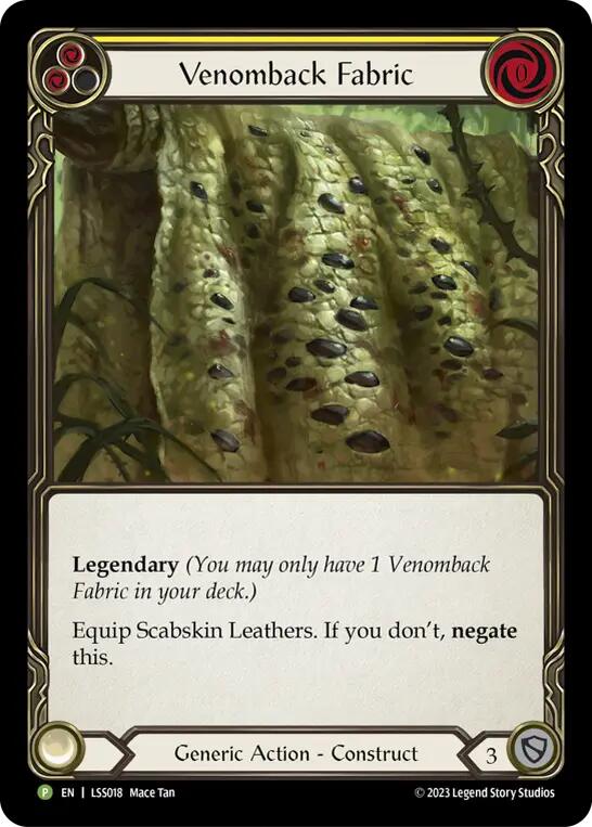 Venomback Fabric [LSS018] (Promo) Cold Foil