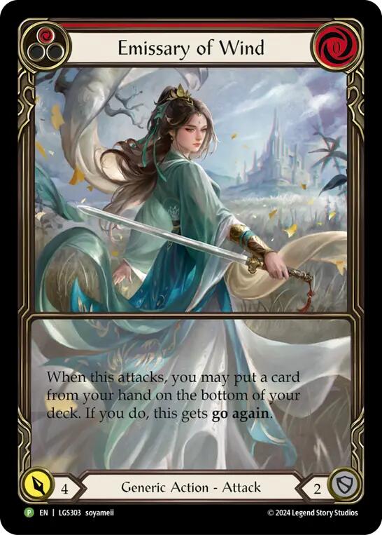 Emissary of Wind [LGS303] (Promo) Rainbow Foil