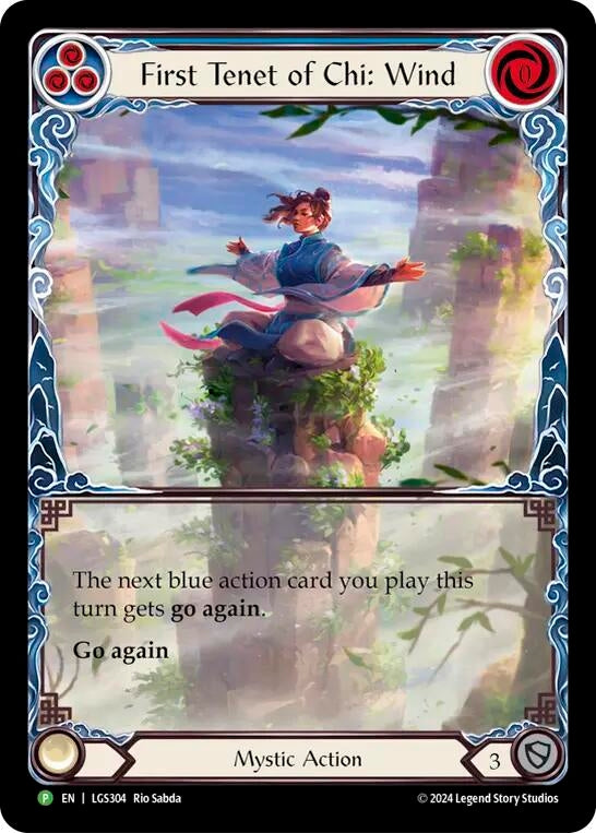 First Tenet of Chi: Wind [LGS304] (Promo) Rainbow Foil