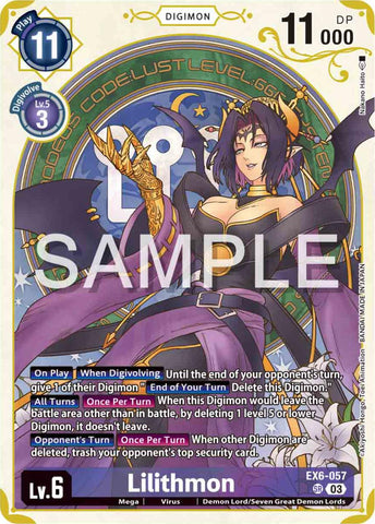 Lilithmon [EX6-057] (Premium Heroines Set) [Infernal Ascension]