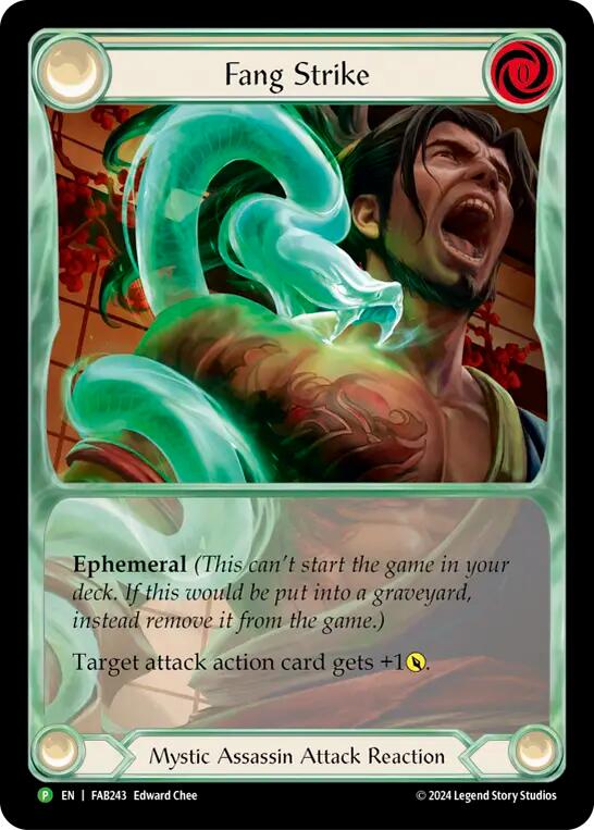 Fang Strike [FAB243] (Promo) Cold Foil