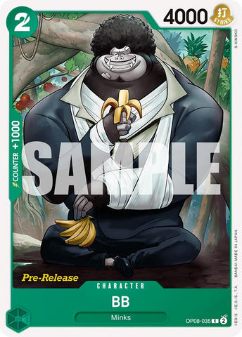 BB (OP08-035) [Two Legends Pre-Release Cards]