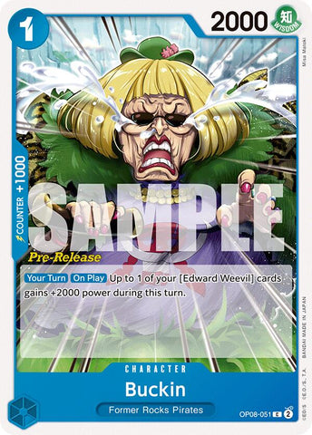 Buckin (OP08-051) [Two Legends Pre-Release Cards]