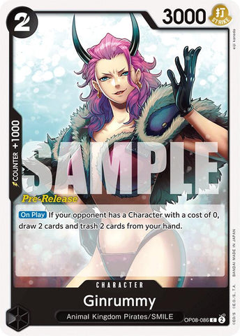 Ginrummy (OP08-086) [Two Legends Pre-Release Cards]