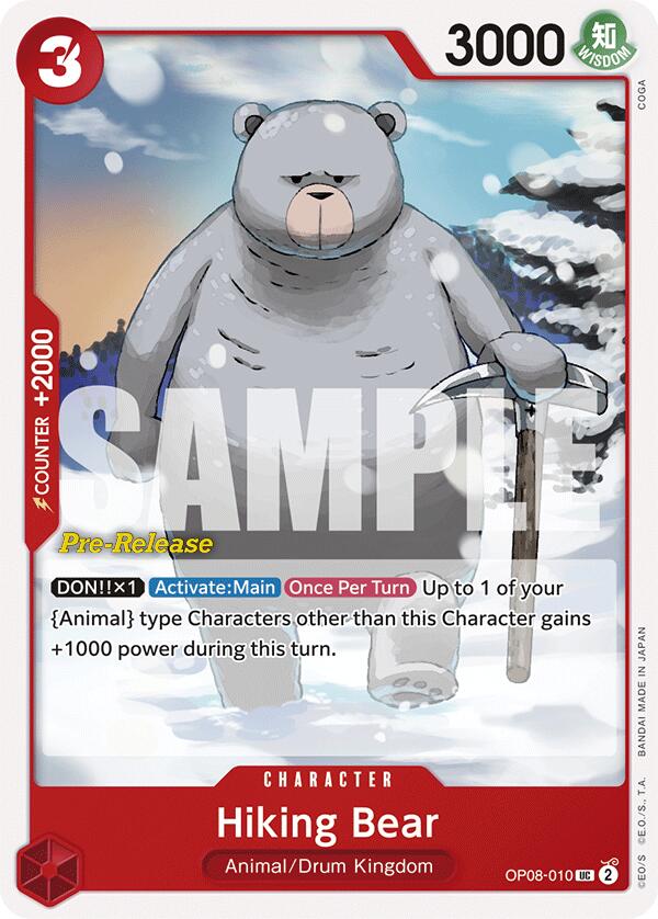 Hiking Bear (OP08-010) [Two Legends Pre-Release Cards]