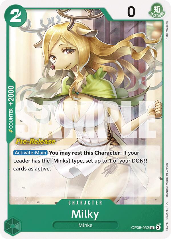 Milky (OP08-032) [Two Legends Pre-Release Cards]