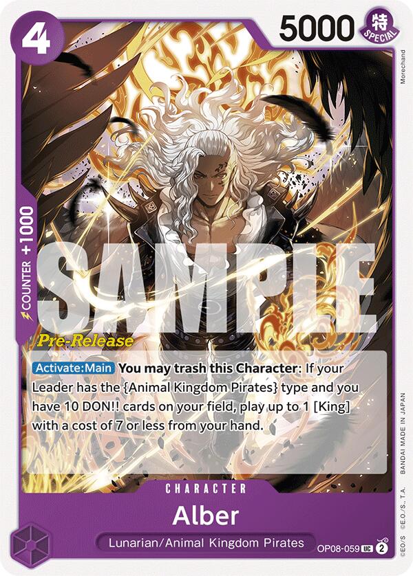 Alber (OP08-059) [Two Legends Pre-Release Cards]