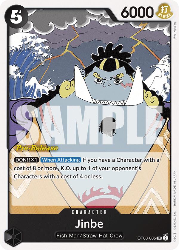 Jinbe (OP08-085) [Two Legends Pre-Release Cards]