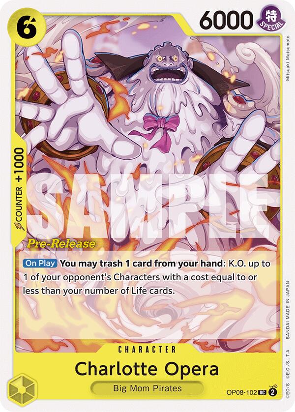 Charlotte Opera (OP08-102) [Two Legends Pre-Release Cards]