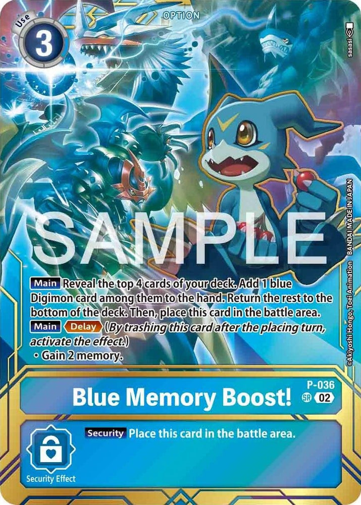 Blue Memory Boost! [P-036] - P-036 (Premium Card Collection - Memory Boost! Set) [Promotional Cards]