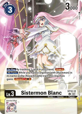 Sistermon Blanc [ST12-12] (Event Pack 7) [Starter Deck: Jesmon]