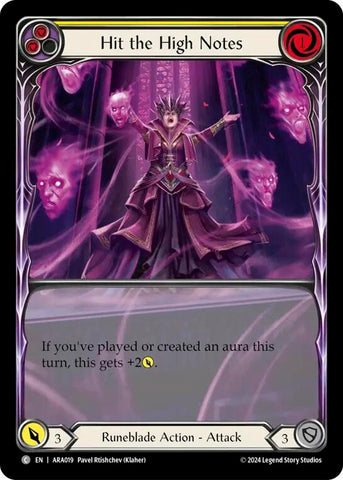 Hit the High Notes (Yellow) [ARA019] [Rosetta Aurora Blitz Deck]