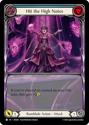 Hit the High Notes (Blue) [ARA021] [Rosetta Aurora Blitz Deck]