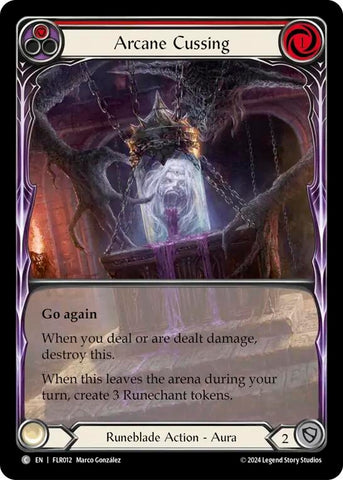 Arcane Cussing (Red) [FLR012] [Rosetta Florian Blitz Deck]