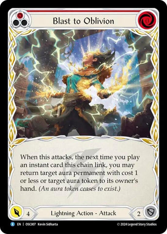 Blast to Oblivion (Red) [OSC007] [Rosetta Oscilio Blitz Deck]