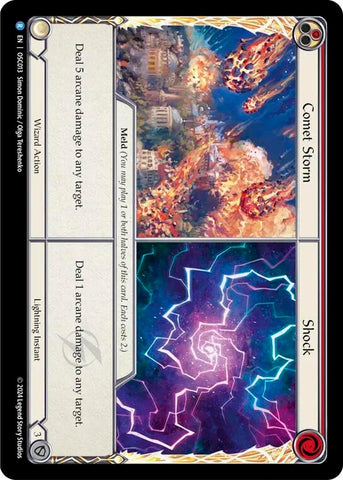 Comet Storm // Shock [OSC013] [Rosetta Oscilio Blitz Deck]