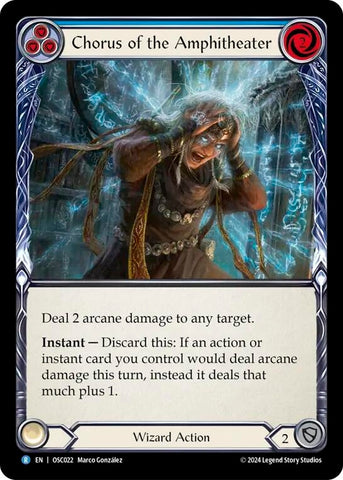 Chorus of the Amphitheater (Blue) [OSC022] [Rosetta Oscilio Blitz Deck]