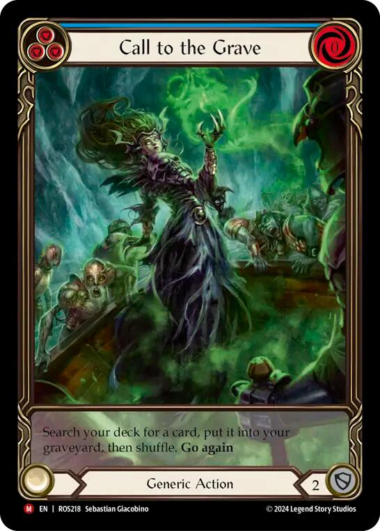 Call to the Grave (Extended Art) (Rainbow Foil) (ROS218) [Rosetta]