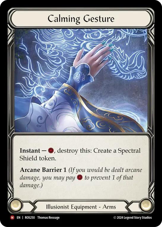 Calming Gesture (Cold Foil) (ROS250) [Rosetta]