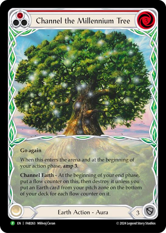 Channel the Millennium Tree [FAB263] (Promo) Cold Foil