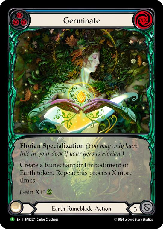 Germinate (Extended Art) [FAB267] (Promo) Rainbow Foil