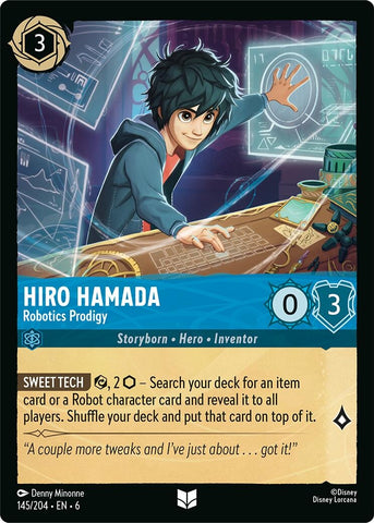 Image for Hiro Hamada (145/204) [Azurite Sea]