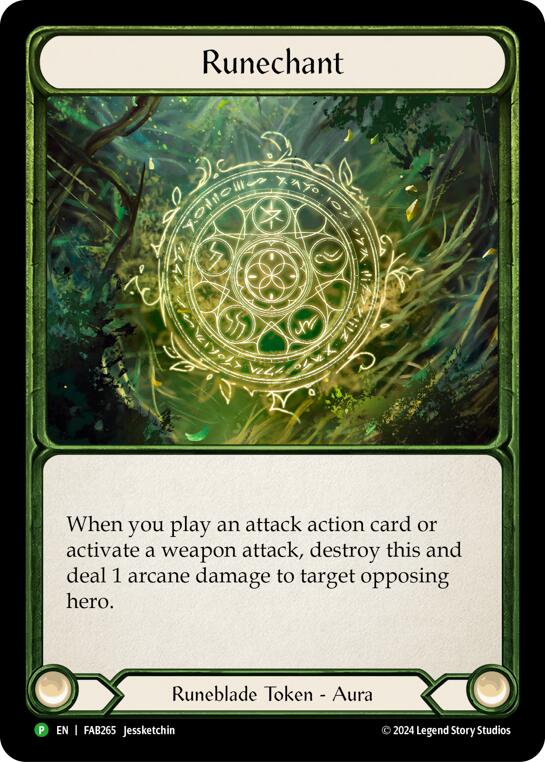 Runechant (Earth) [FAB265] (Promo) Rainbow Foil