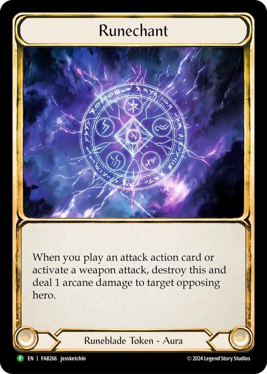 Runechant (Lightning) [FAB266] (Promo) Rainbow Foil