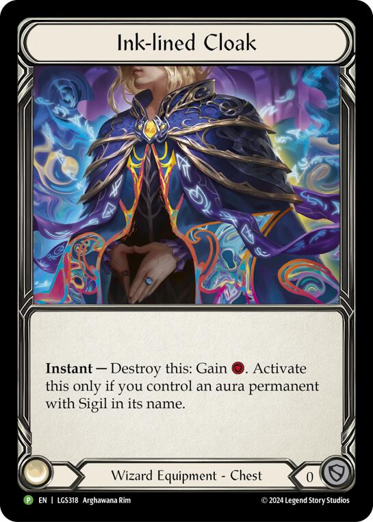 Ink-lined Cloak [LGS318] (Promo) Rainbow Foil