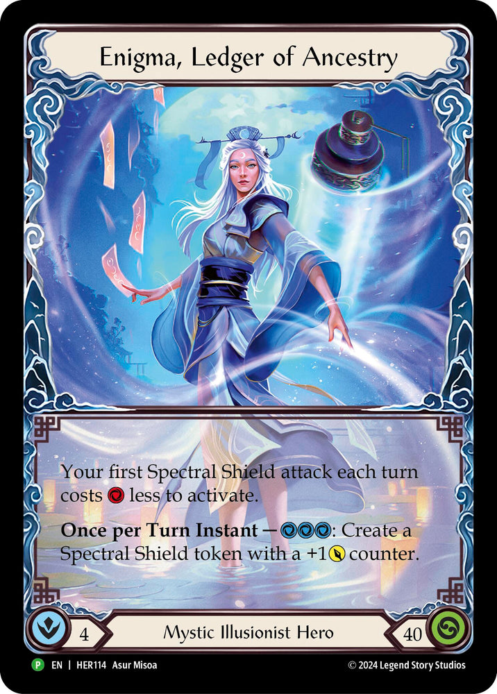 Enigma, Ledger of Ancestry [HER114] (Promo) Rainbow Foil