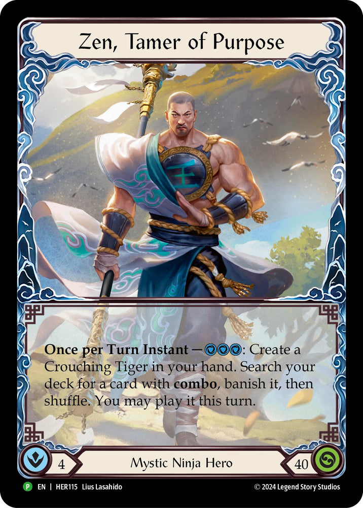 Zen, Tamer of Purpose [HER115] (Promo) Rainbow Foil