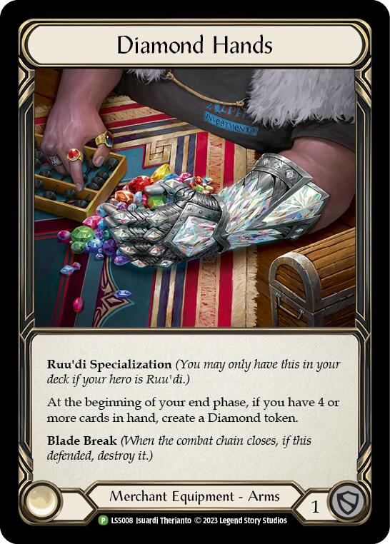 Diamond Hands [LSS008] (Promo) Rainbow Foil
