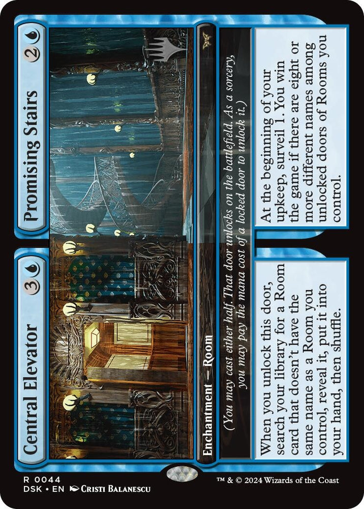 Central Elevator // Promising Stairs [Duskmourn: House of Horror Promos]