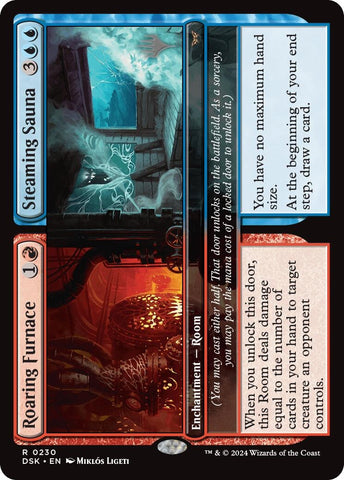 Roaring Furnace // Steaming Sauna [Duskmourn: House of Horror Promos]